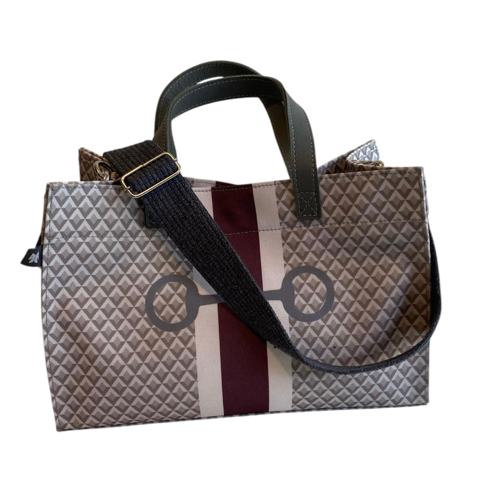 Mini bolsa square | bridão cinza