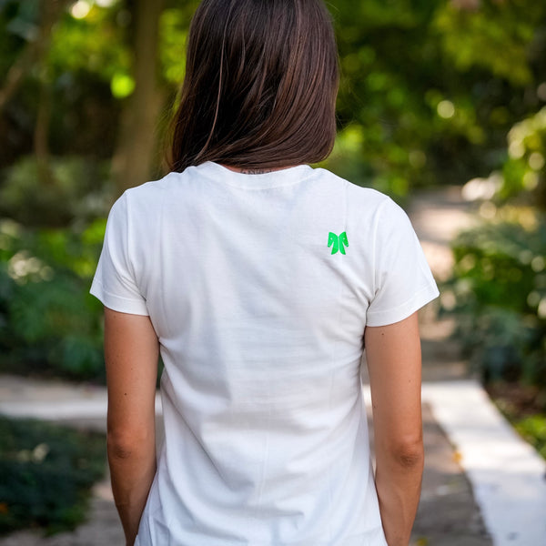 Camiseta "horses first the rest later” verde