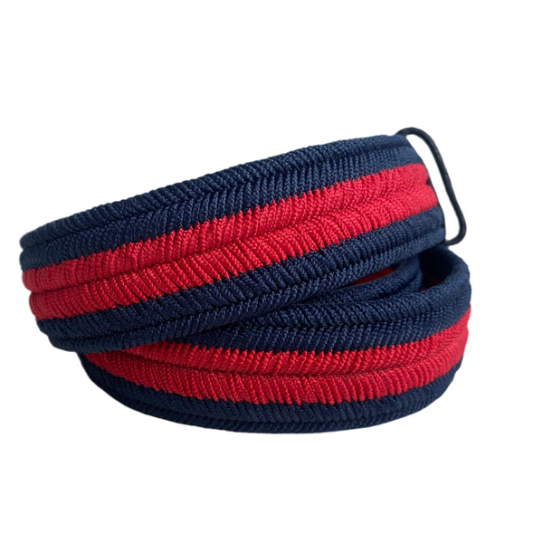 Cinto elastic top | marinho e vermelho