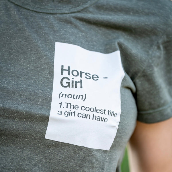 Camiseta horse-girl | verde