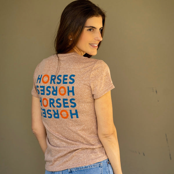 Camiseta HORSES arco | laranja