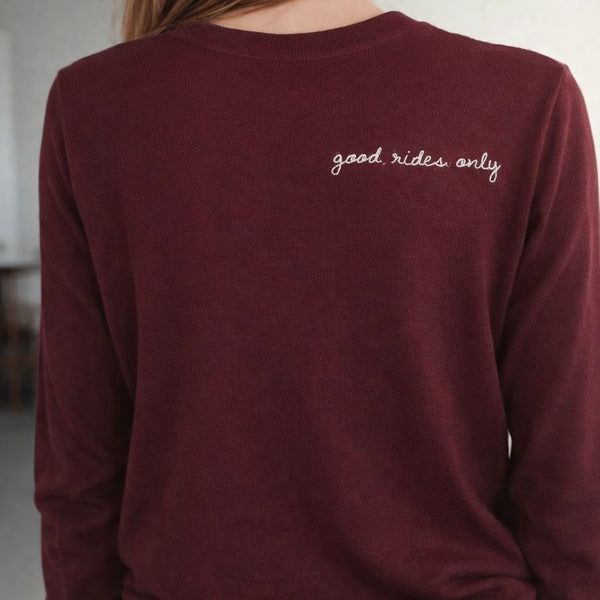 Tricot Cavalos Good Rides | Cereja