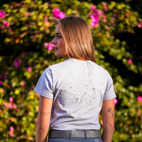 Camiseta "stars" | cinza