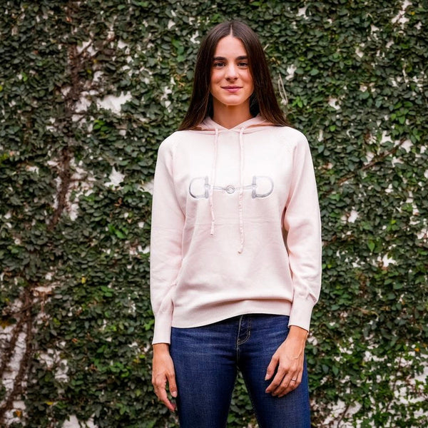 Tricot Hoodie "bridão" | blush