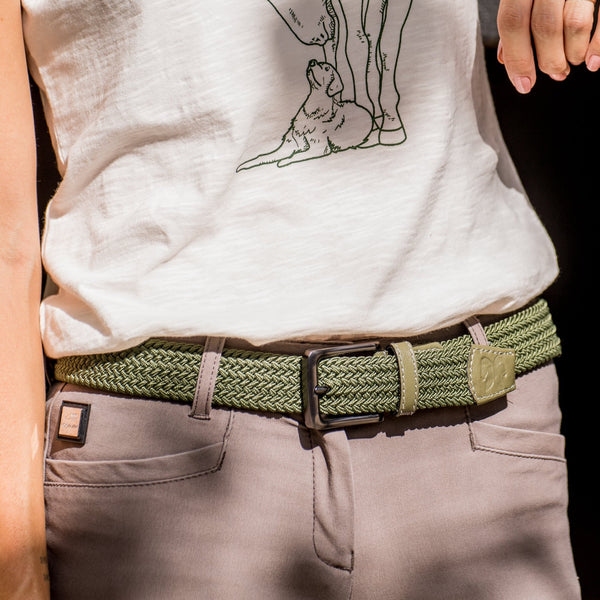 Cinto elastic | verde militar