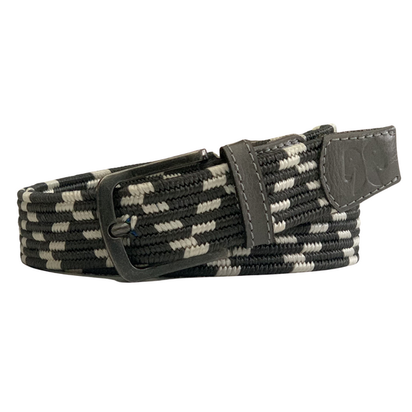 Cinto elastic zig-zag | cinza