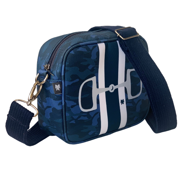 Bolsa tira-colo | bridão camuflada azul