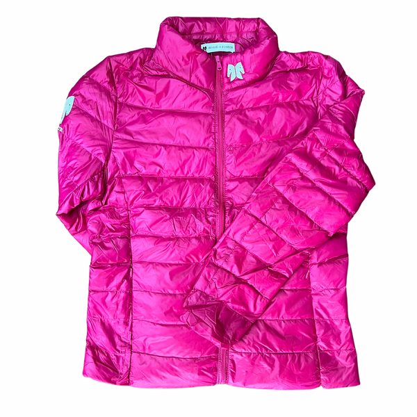 Casaco pluma basic | pink